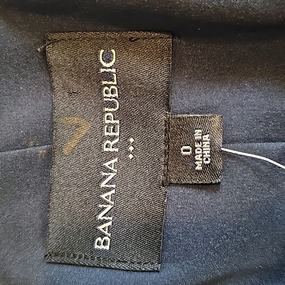 NWT Banana Republic sz 0 navy jacket - Picture 4 of 14